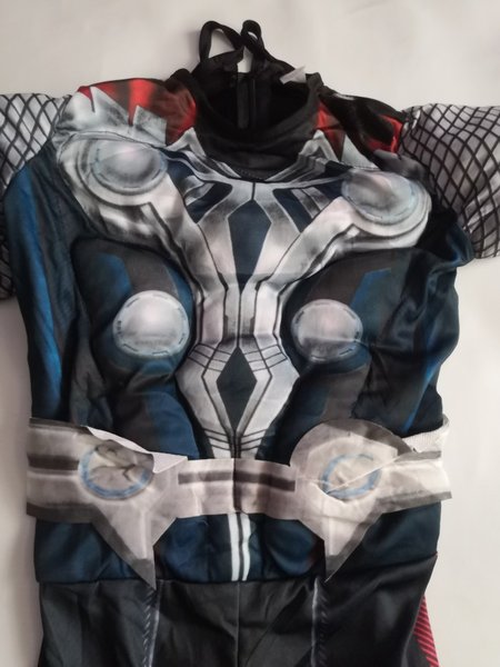 Kostum Superhero Anak Thor Import Otot Busa Baju Costume Laki Cosplay Topeng Lampu Ulang Tahun