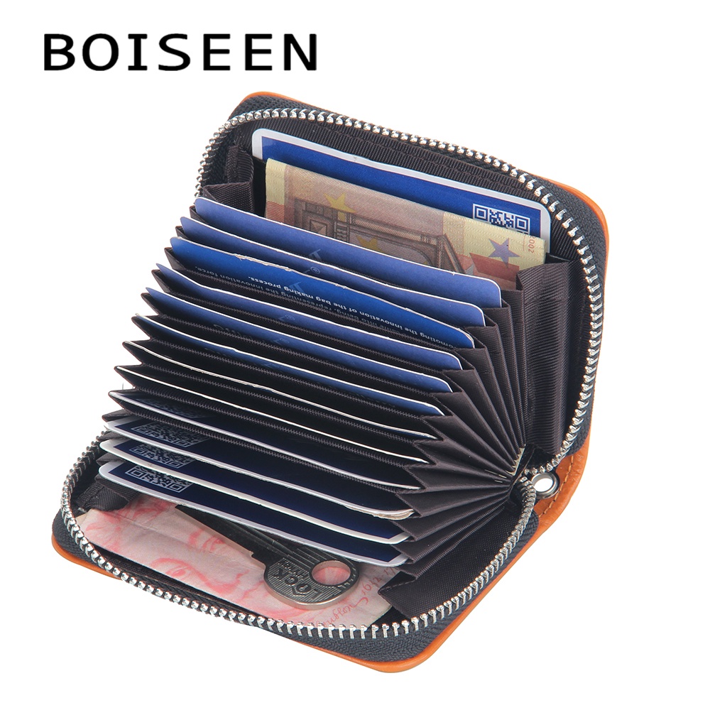 BOISEEN D6101 Dompet Kartu Pria Wanita Bahan Kulit PU Leather Premium WATCHKITE WKOS