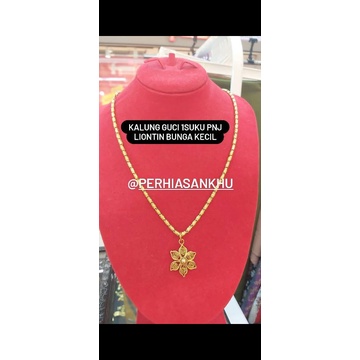 kalung guci 1suku repl emas 24k