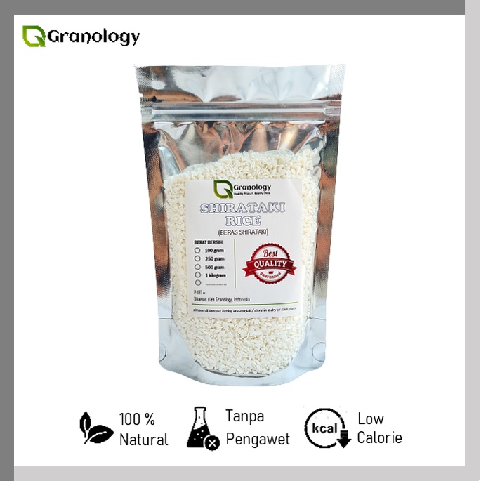 Beras Shirataki Konnyaku / Beras Diet (250 gram) by Granology