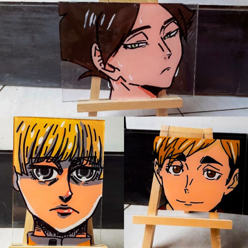 

[READY STOCK] ANIME GLASS ACRYLIC PAINTING