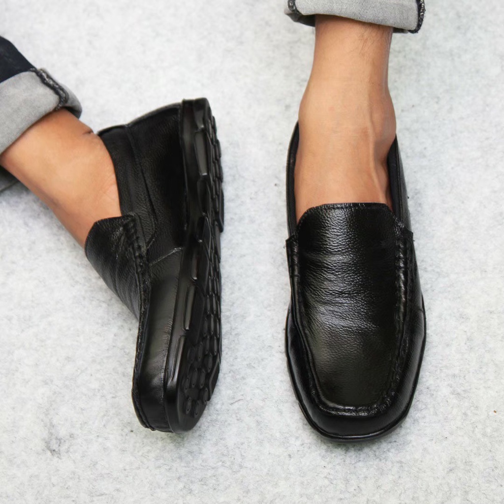 Sepatu Pantofel PRIA KULIT ASLI Chafra TOTO Slip On Formal Casual Kulit Pria Kantor Guru PNS - Sepatus Lip onFormal Nyaman Murah Berkualitas Pansus Kulit