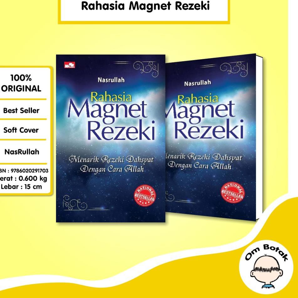 [RH0423] OmBotak Buku Rahasia Magnet Rezeki . Nasrullah [Sedang populer] [,,M4K4CI,,,,]