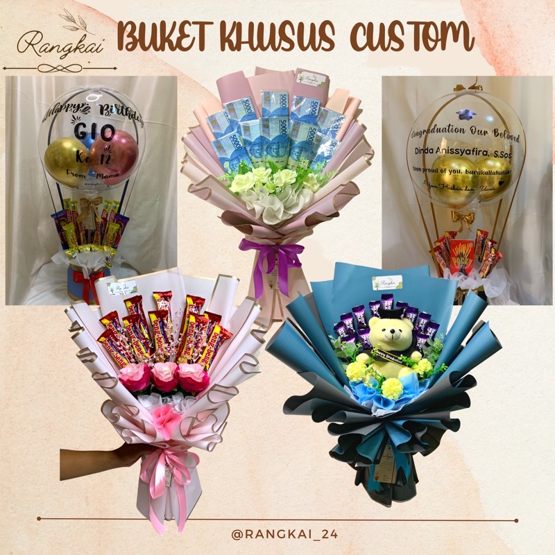 Buket Custom | BUKET SNACK |  BUKET BALON |  BUKET UANG