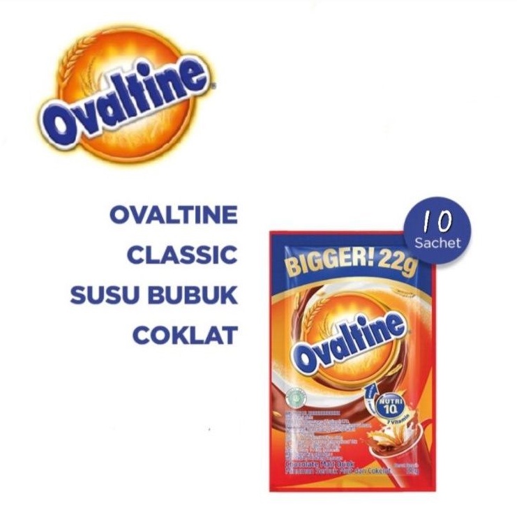 

Ovaltine Sachet Renceng - Susu Ovaltine - Susu Coklat Bubuk Ovaltine