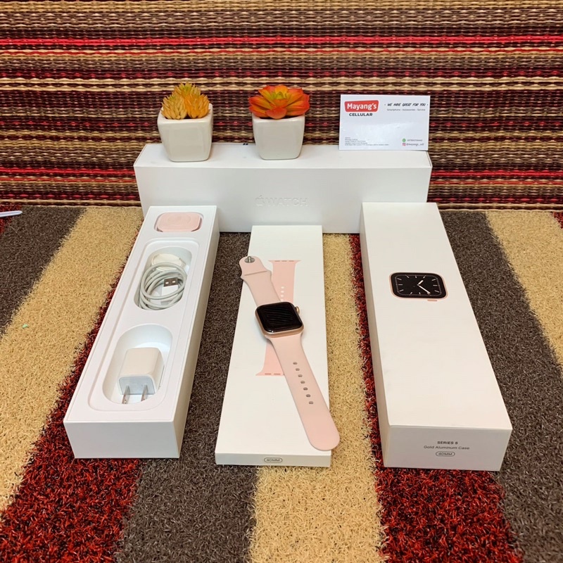apple watch series 5 40mm 44mm Second Garansi iBox Fullset