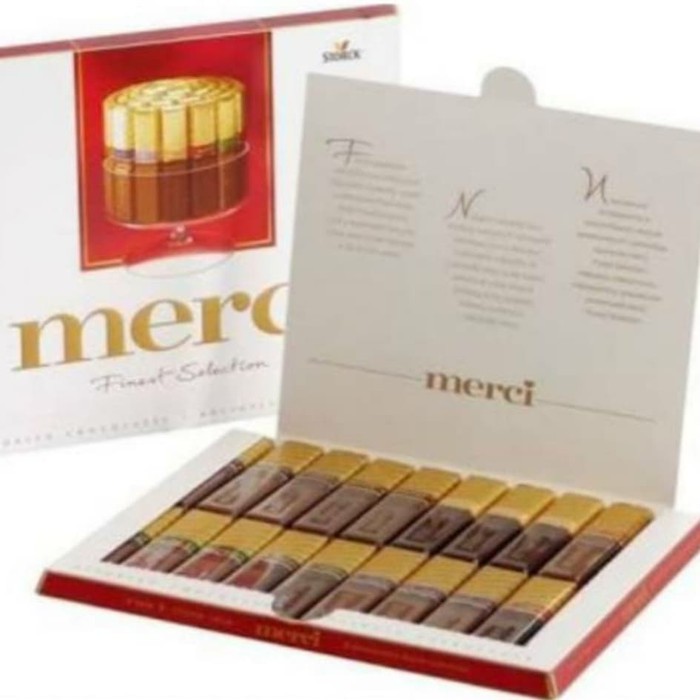 

Produk Terbaik - Storck Merci Assorted Chocolate 250 G - Merci Merah - Coklat Import