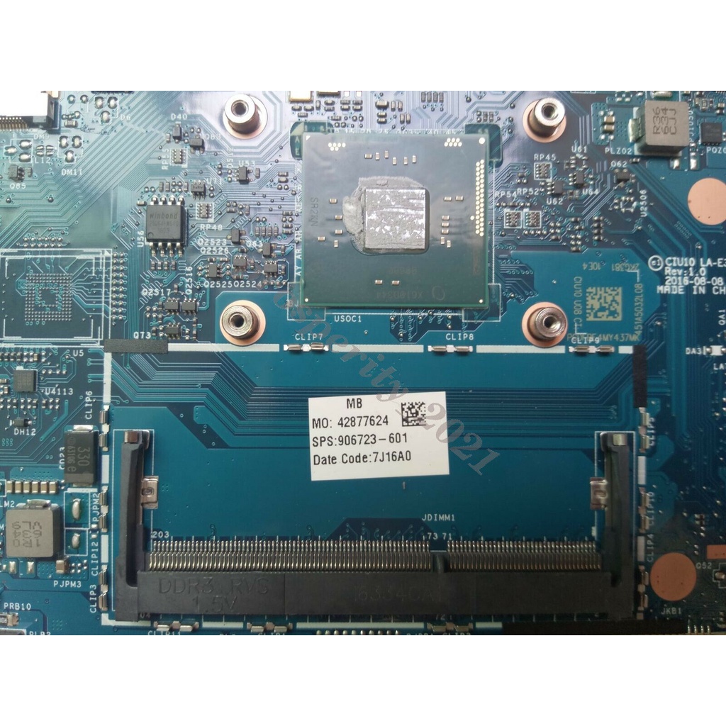 Motherboard Mobo Mainboard HP X360 11-AB0XX/ Intel N3060