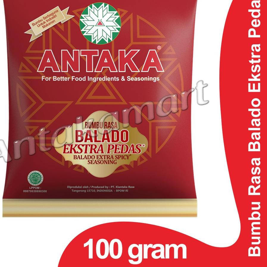 

66D✼ BUMBU TABUR / BUMBU SERBAGUNA ANTAKA PREMIUM 100g : Rasa BALADO EXTRA PEDAS Paling Laris