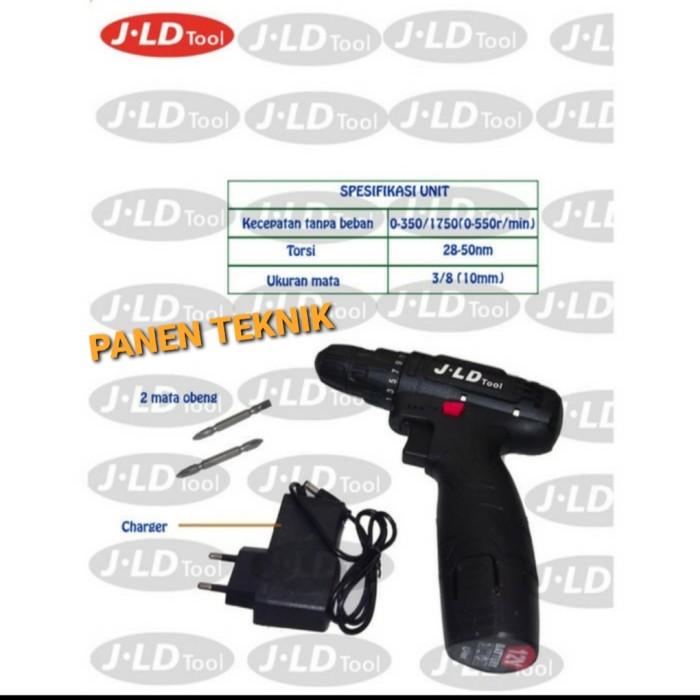 Bor Cordless Jld 12S Bor Baterai 12V
