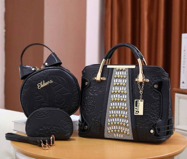 Tas ELDORA Tissa Es1112 (3in1) wanita branded batam fashion import
