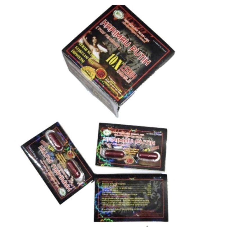 Harimau Putih Kapsul 10x Original Pria Stamina Kuat