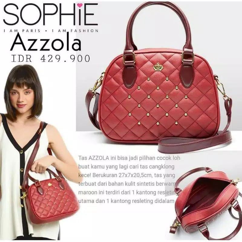 TAS SELEMPANG WANITA AZZOLA SHOPIE MARTIN PARIS PROMO 2021