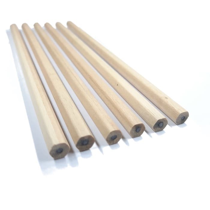 

Pensil Kayu 2B / Pencil Plain Wooden 2B PLWD-HEX2B/TRI2B