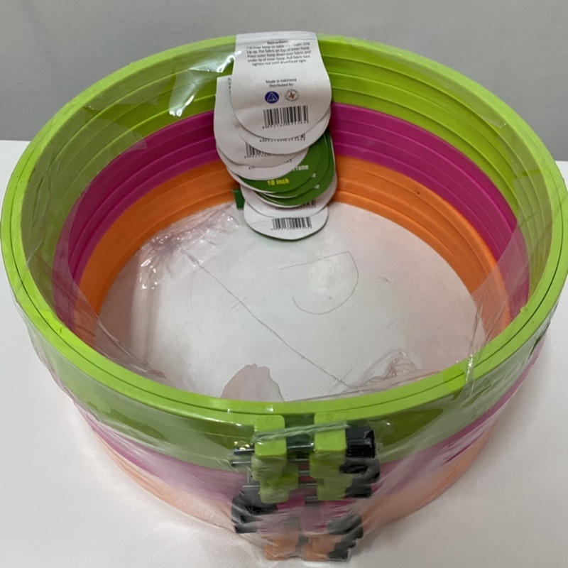 PEMIDANGAN PLASTIK ARETTA RING SULAM HOOP PLASTIC RAM ALAT MIDANGAN PERLENGKAPAN MENYULAM BORDIR