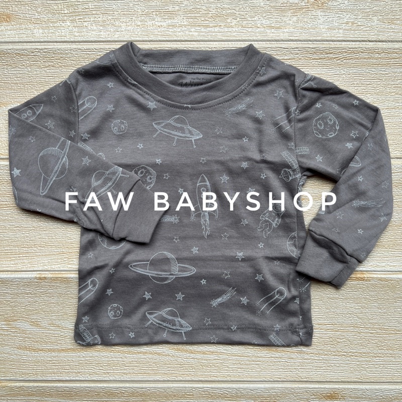 Winteku Baju Kaos Kutung / Pendek / Panjang Anak Bayi SNI size 3-6Bulan/ 6-12Bulan/1-2Tahun