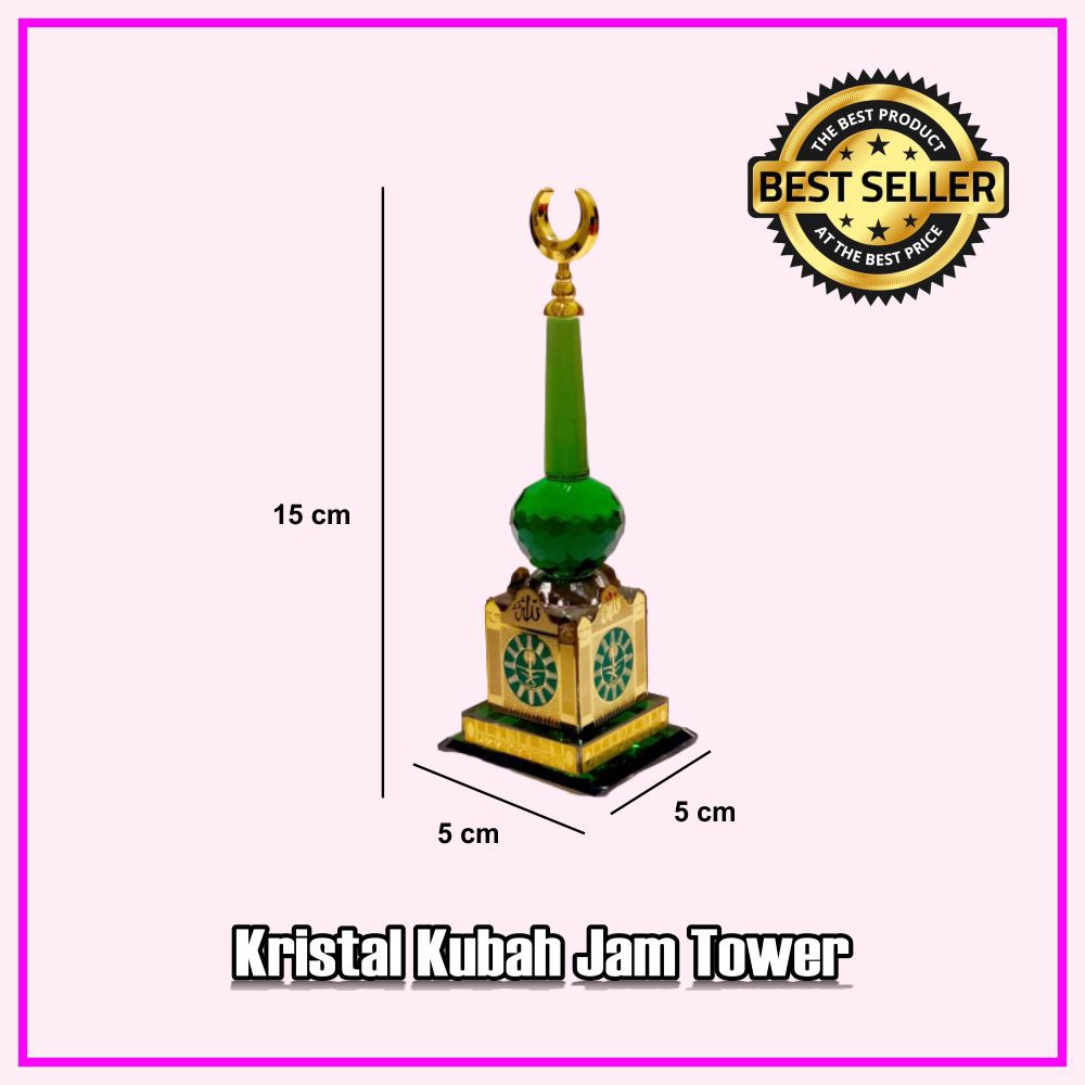 Miniatur Kubah Tower Jam Mekah Besar