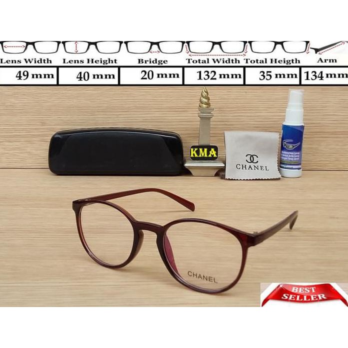 Frame Kacamata  Minus Vintage Kacamata Minus Frame Korea Vintage Bulat