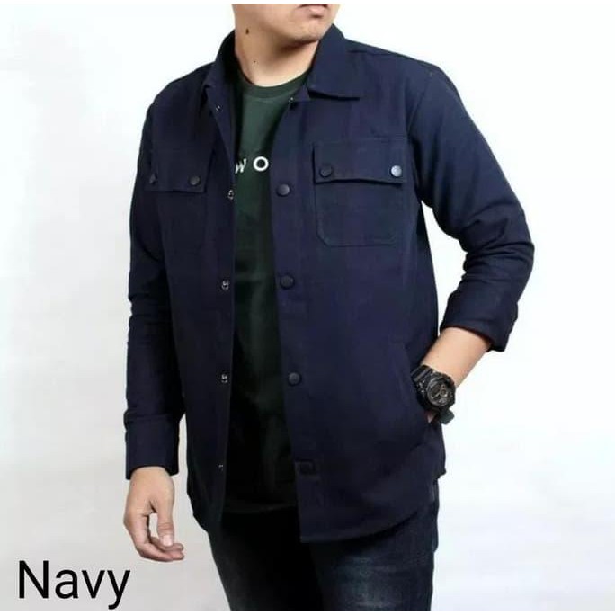 JAKET LEVIS SEMI PARKA PRIA TERBARU - NAVY, L