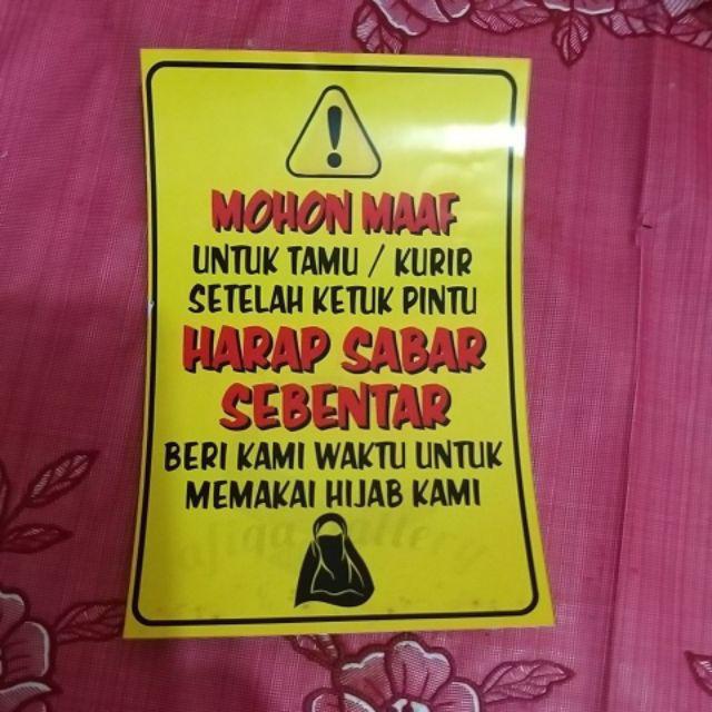 Stiker Tamu Kurir Shopee Indonesia Stiker Tamu Kurir Shopee Indonesia