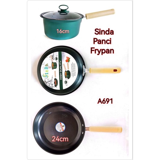 Sinda Panci Frypan Milkpan Set 2 pcs A691