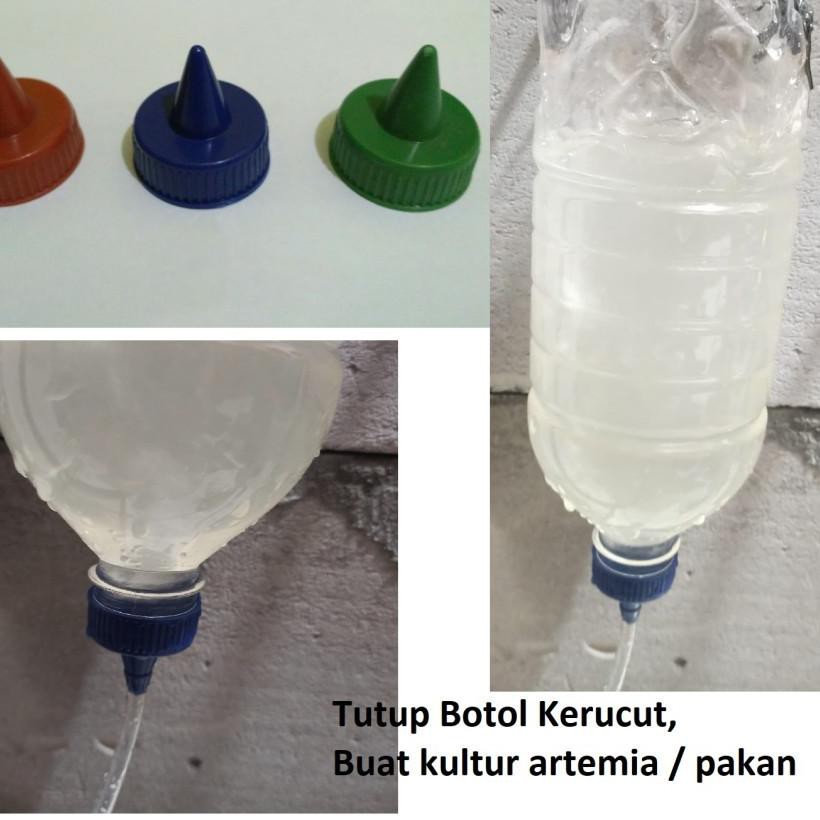 1.1 Year Sale TERLARIS Tutup botol kultur artemia kutu air cacing cutera cupang guppy aqua