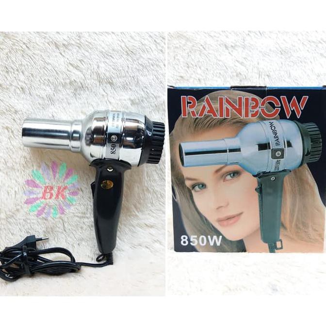 Hair Dryer Pengering Rambut Rainbow 850w Ready Shopee Indonesia