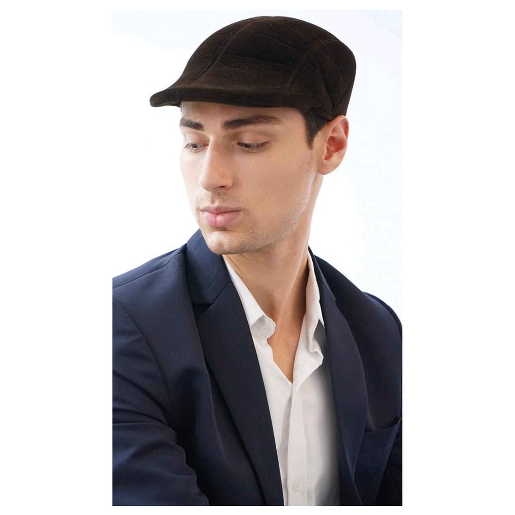 Topi Kodok / Flat Cap Hat / Topi Copet / Topi Pelukis pria dan wanita / Topi Sutradara / Topi Patino