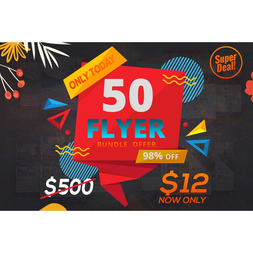 50 Business Flyer Bundle - Photoshop
