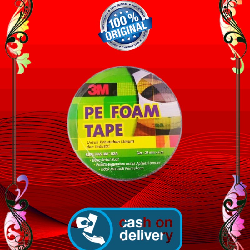 

CG­ DOUBLE TAPE 3M PE FOAM DOUBLE TAPE 3M BUSA PEREKAT SERBAGUNA ]751< ¦