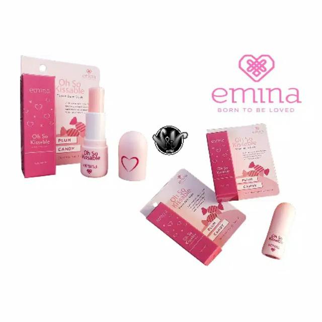 EMINA OH SO KISSABLE TINTED BALM STICK/ EMINA/ KOSMETIK BIBIR/ PERAWATAN BIBIR/ MAKE UP/ LIP BALM