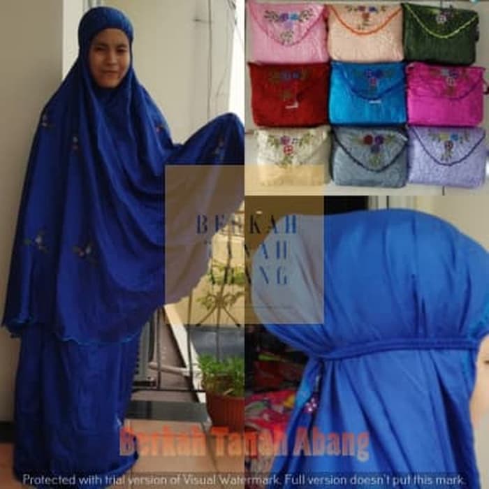 Mukena Parasut Super Mukena Traveling Mukena Parasut Jumbo - BTA