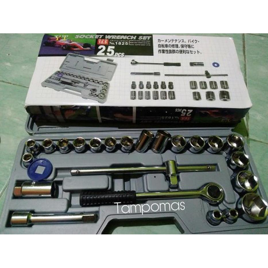 Kunci Sok Set 8-32mm Kunci Sok 25pcs