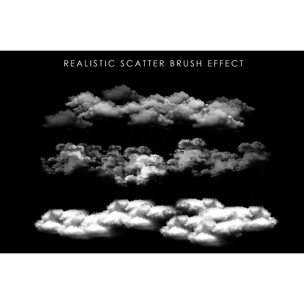 40 Cloud Brushes for Photoshop