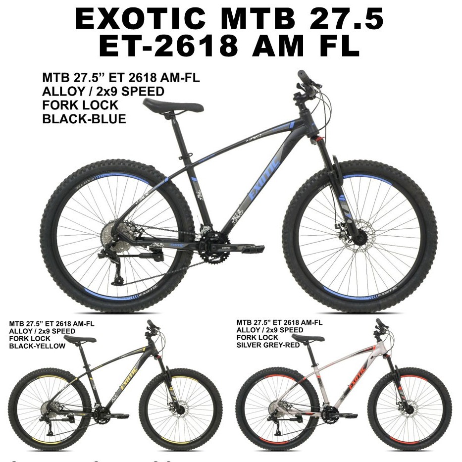 SEPEDA MTB 27.5 INCH EXOTIC 2618 AM FL