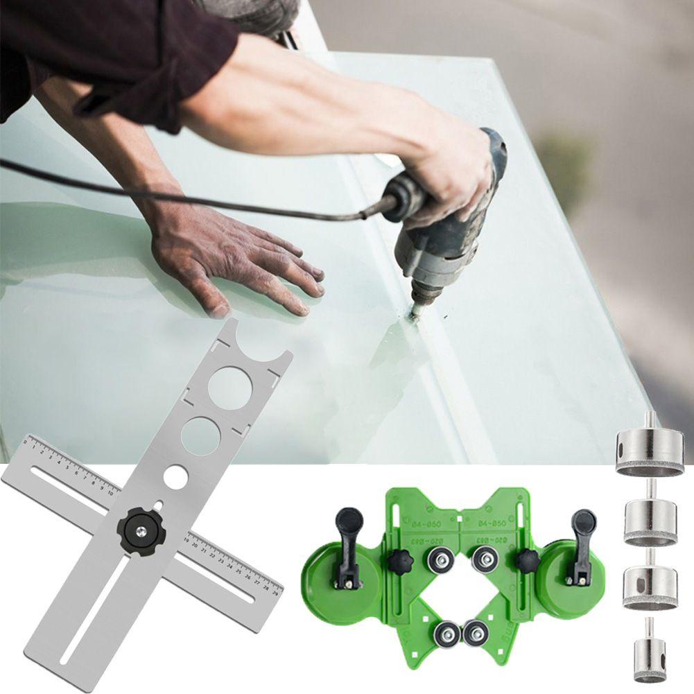 [Elegan] Kaca Puncher Universal Multifungsi Untuk Carpenter Hole Locator Pembuka Lubang Bor Bulat