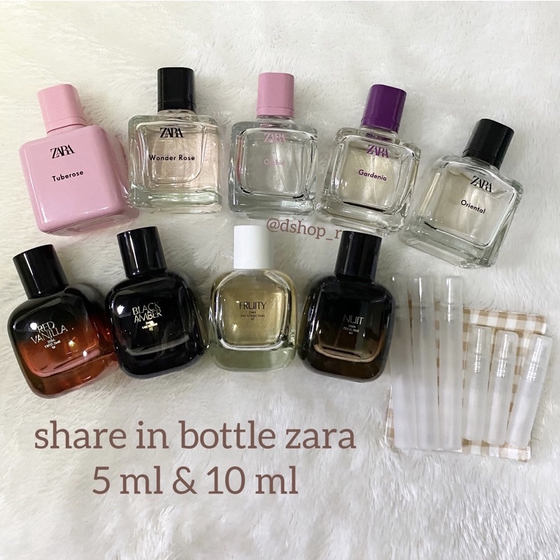 Jual Decant / Share In Bottle ZARA (ORIGINAL) Shopee Indonesia