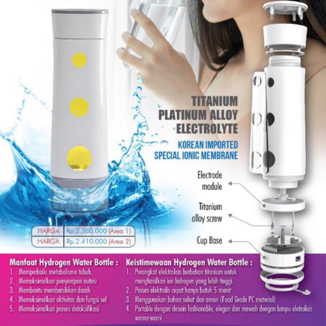 KK hidrogen Water Bottle
