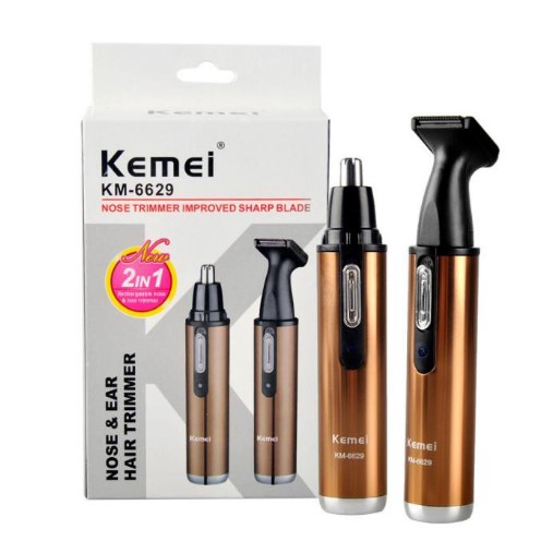 KM-6512 Alat Cukur Bulu Nose Ear Trimmer Hair Hidung Alis Telinga Salon Cantik KM-6629-KM-6629