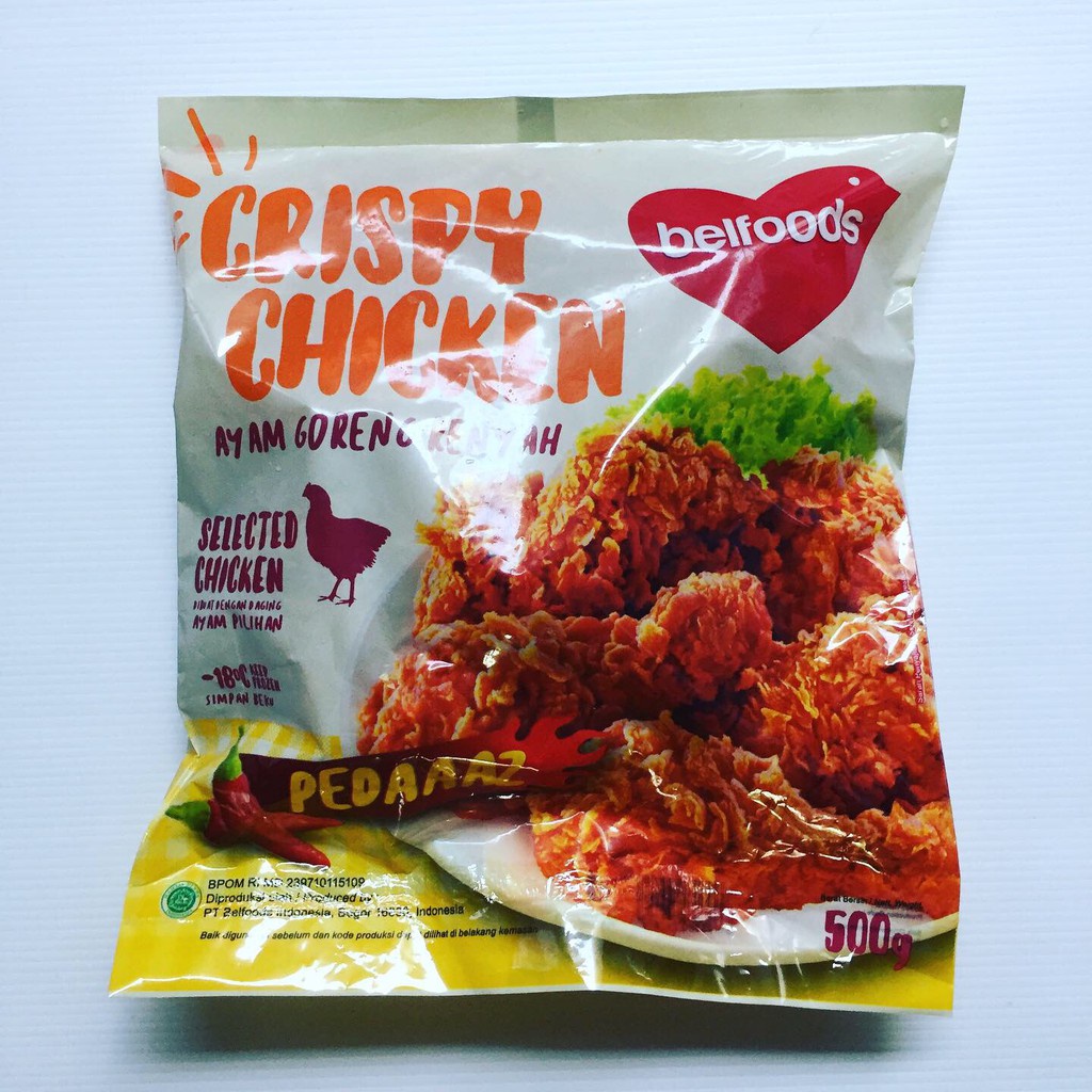 Belfoods Ayam Goreng Renyah PEDAAAS 500 Gram