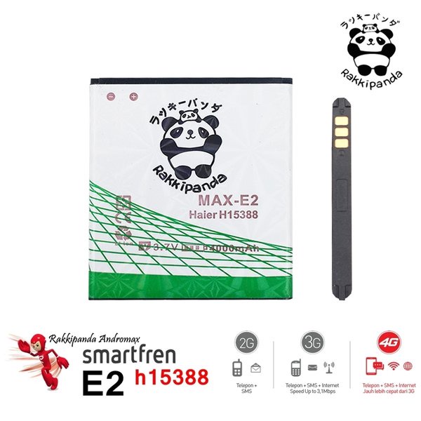 RAKKIPANDA BATERAI ANDROMAX C3/H11308,PRIME/H15449, ACER LIQUID E2/V370, INFINIX HOT 2/X510/BL30AX