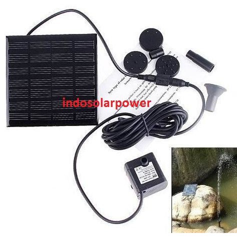 Pancuran air Mancur pancur pompa sedot semprot solar power tenaga surya untuk kolam/ tambak ikan