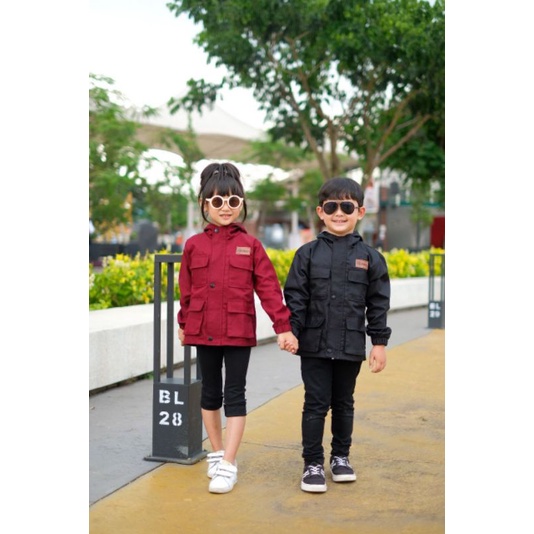 Afsheenastore Jaket Anak Pipo Jaket Parka 4-12T