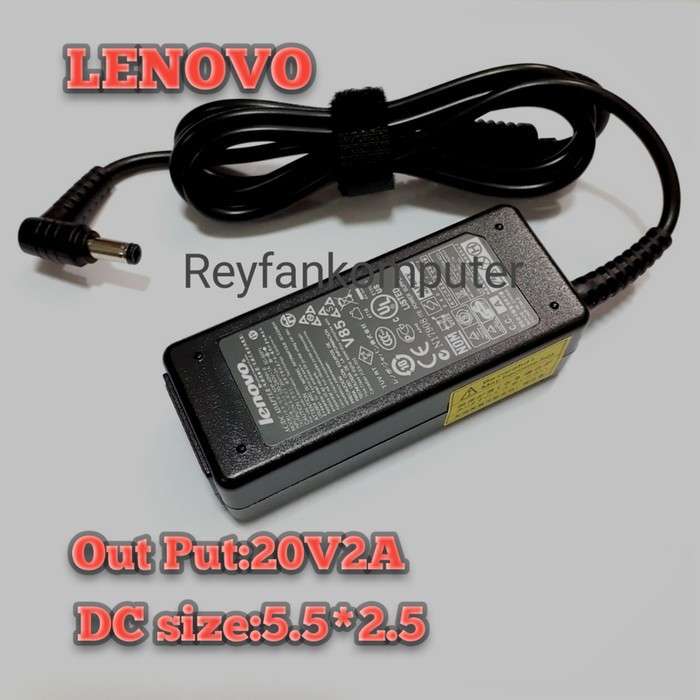 [ACM 89] Charger Casan Laptop Lenovo IdeaPad 20v2a 5.5x2.5 S100 S205 S206 series
