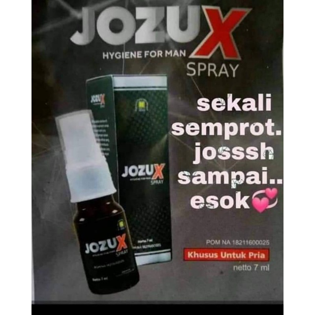JOZUX SPRAY NASA ORIGINAL PENAMBAH STAMINA PRIA OBAT KUAT TAHAN LAMA