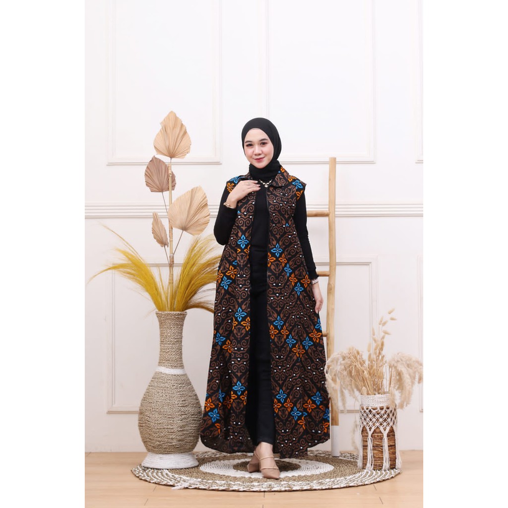 long cardy/ outer/ cardigan batik katun premium M-XXXL