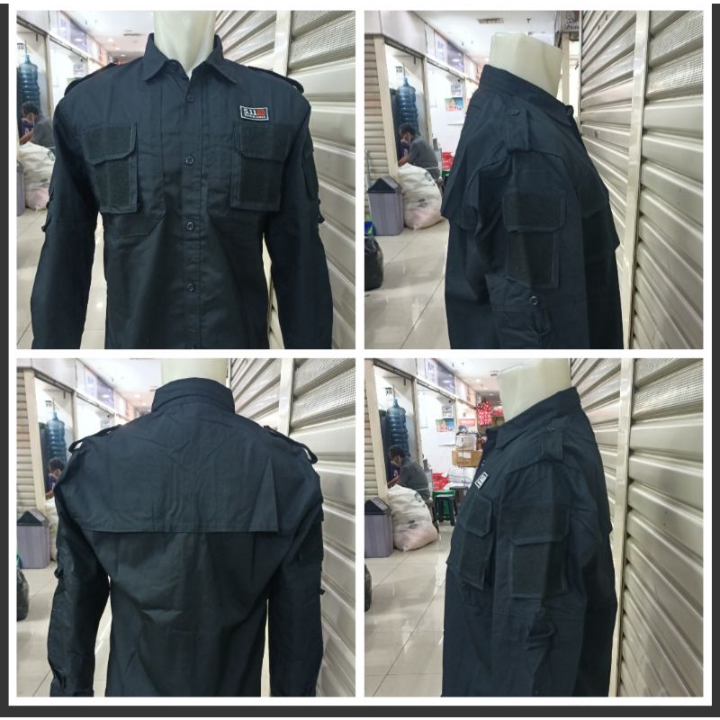 KEMEJA TAKTIKAL BIRU DONGKER