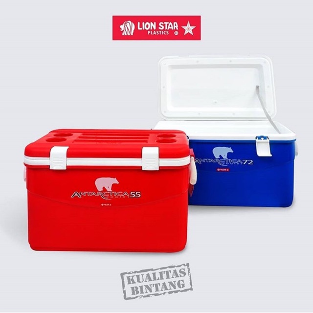 Lion Star Antarctica Cooler Box 72 Liter / Container Box Es / Tempat Penyimpanan Es / Box Ikan