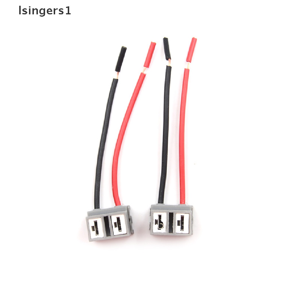 (lsingers1) 2pcs Socket Konektor Lampu Depan H7 2 Pin Untuk Reparasi