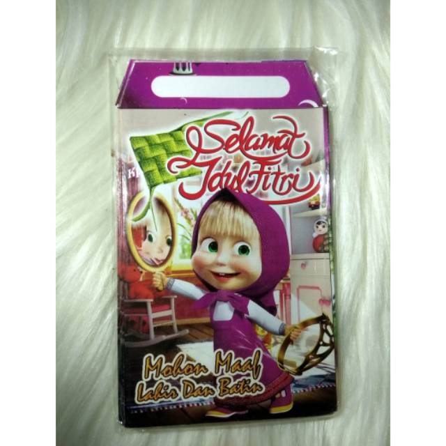 

Amplop lebaran 2025 motif Masha uk sedang